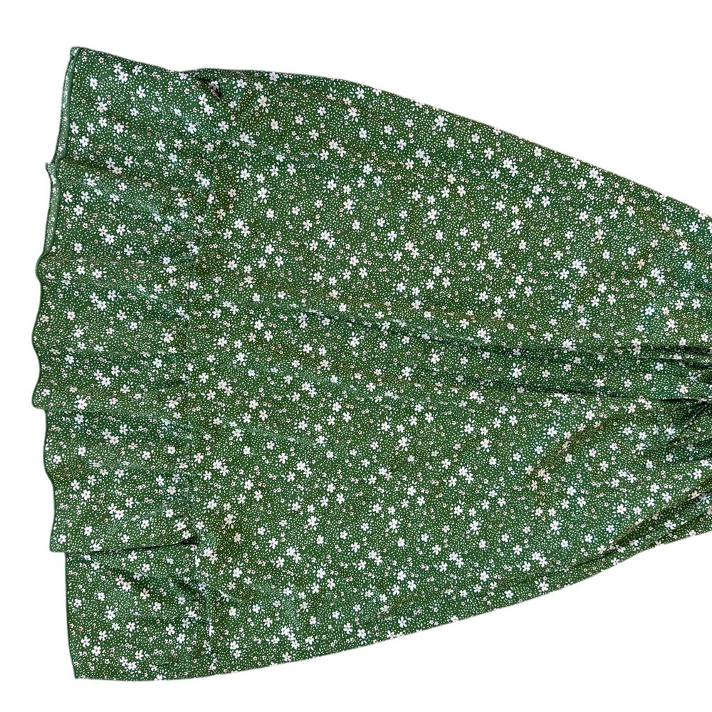 Floral Green Skirt